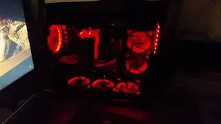 Short vid of InWin 101 with AIGO C5 RGB case fans.