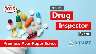 HPPSC Drug Inspector Previous Year Question Paper Held on 2016 Utter Pradesh MP