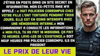 8 Flics pourris ont torturé ma fille. Mon commandant m'a accordé 72 heures de permission...