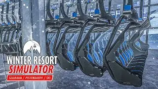 WINTER RESORT Simulator #10: Garagieren und eigene Seilbahn bauen! | Seilbahn Simulator