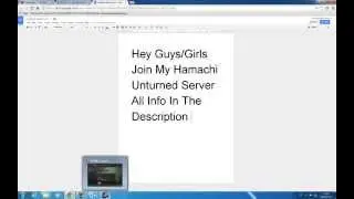 Hamachi Unturned Server