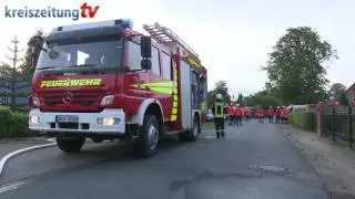 Dachstuhlbrand in Martfeld