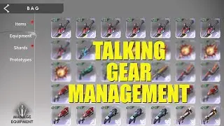 Let's Talk About Some Gear Management And How To Use The Tools Provided In Eternal Evolution!