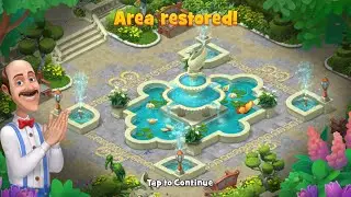 Fixing and Decorate the Fountain in 4 Days | Gardenscapes