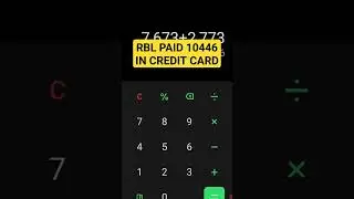 RBL Bank Paid 10446/- | Agent Made Credit Card Payment | Agent paid without permission
