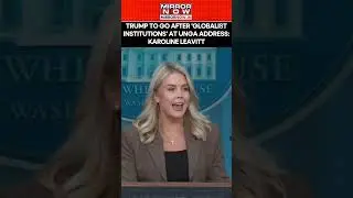 Трамп собирается нападать на глобалистские институты на Генеральной Ассамблее ООН? Каролин Ливитт...