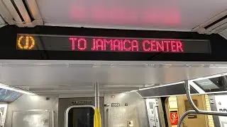 BMT Nassau St Line: R160A (J) Train [Broad St to Jamaica Center #JamaicaEXP]