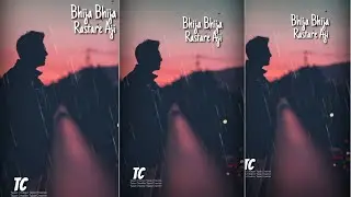 Bhija Bhija Rastare Aaji 💕Odia Status Vedio 💕Tapan Creation 💕New Status❤️