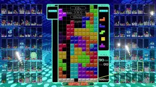 Tetris 99 T-spin Triple  Combo Back to Back