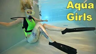 Tattoo Girl Scuba Diving