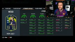 Auzio Reacts to NEW 92 POTM Messi SBC