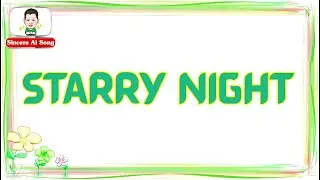 12.  Starry Night  :  Female voice  :  Ai song  by  Sincere