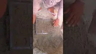 DIY Window Molding for Small Spaces | Skills With MTA |#viral #shorts #youtubeshorts #fyp #concrete
