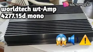 Worldteck WT-AMP 4277.15D Mono Amplifier Unboxing Pricing #monoamp #amplifire #subwoofer #unboxing