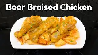 Chicken Drumstick Recipe - Italian Beer Braised Chicken