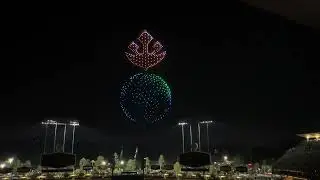 LA Dodgers  Hololive Night Drone Show ロサンゼルス・ドジャースのホロライブ ドローンシヨー 7/5/24