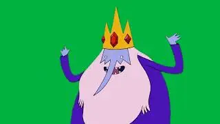 Adventure Time Ice king  green screen
