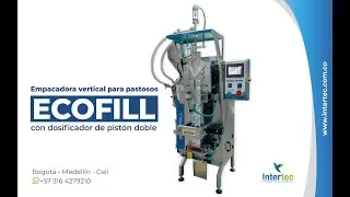 Empacadora Vertical para Pastosos ECOFILL con Dosificador Doble, INTERTEC