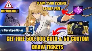 🚨[NEW UPDATE] FREE 50 TICKETS 500K GOLD 2500 ESSENCE NEW UNIT & MORE GAMEMODES - Solo Leveling Arise