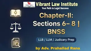 Chapter 2 BNSS | Section 6 to 8 BNSS | Constitution of Criminal Courts| BNSS 2023