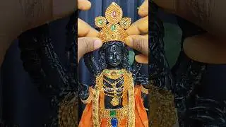 Ram lala murti decoration #manasmahamayaart #ram #ayodhya #ramlala #art @ManasMahamayArt