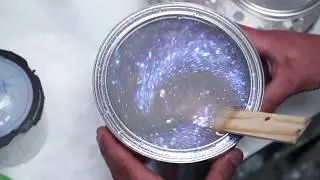 Spaceberry supershift flake Pear Pigments and Autoflex Gloss Liquid Wrap Part.1