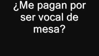 Sali vocal de mesa &iquest;Que Hago?