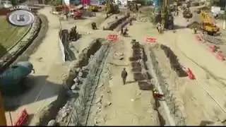 DHA Lahore Signal Free Corridor  Progress Drone Video March 2018