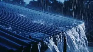 Midnight Rain ASMR, Heavy Storm Singing on a Tin Roof, A Poetic Haven for Restless Sleep SoulS 48