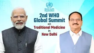 Hon. PM Shri Narendra Modi ji addresses the 2nd WHO Global Summit on Traditional Medicine in Delhi.