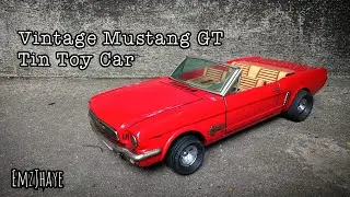Vintage Tin Toy Car/Ford Mustang GT