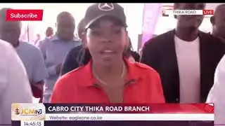 MUTHONI WAKIRUMBA GRAND ENTRANCE AT CABRO CITY INAUGURATION CEREMONY