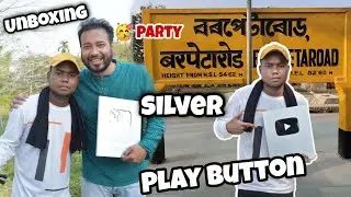@assamorripun আৰু মই বৰপেটাত । Unboxing silver play button ।। barpeta vlog ।। rj creation vlog