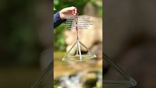 Triangle Crystal Singing Pyramid for meditation  #energy #meditation #relaxing #pyramid