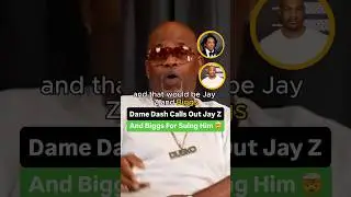 Дэйм Дэш критикует Jay-Z и Биггса за то, что они подали на него в суд 🤯 @CamCaponeNews