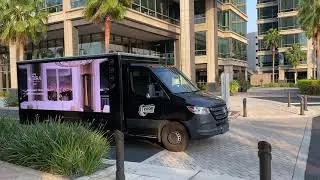 #B2B Digital mobile billboard truck in Tampa