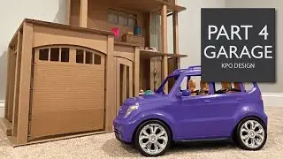 DIY Working Garage for the Barbie House: Part 4 - Creating a Functional Space for Barbie's Cars!