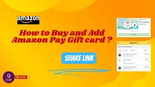 How to Buy and Add Amazon Pay Gift Card by Share Link ? #2024 #amazon