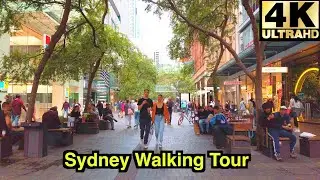 [4K] SYDNEY WALKING TOUR 🌆 | GEORGE STREET 🏢 | PITT ST MALL 🛍 | THE STRAND ARCADE | Australia 🇦🇺
