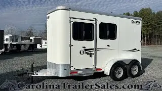2019 Shadow Stablemate 2 Horse Slant Load Trailer Tour | Lightweight, All-Aluminum
