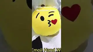 Emoji Hand Warmer Pillow Funny Hand Warmer Cover Pillow Cute Office Cushion Plush #pillow