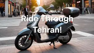 POV Motorcycle Ride Through Tehran Streets | Real City Experience