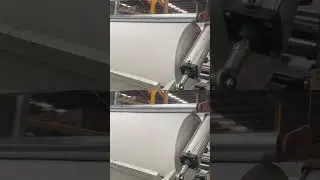 Automatic Jumbo Roll Slitting Rewing Machine Working Well in Client's Factory #paperslittingmachine