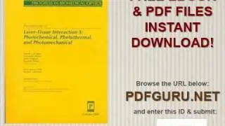 Proceedings of Laser Tissue Interaction X Photochemical, Photothermal, and Photomechanical Progress