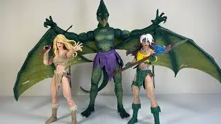 Marvel Legends SDCC Shanna, Sauron, Rogue Gamerverse Review