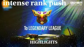 Legendary Rank Push highlights |CODM| |INDIA ||HIGHLIGHTS|