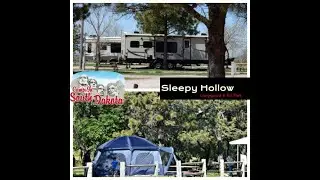 Sleepy Hollow Campground of Wall, SD has long and level RV sites plus spacious tent sites