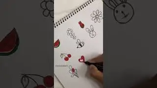 Easy make sticker// Home making craft /DIY/ cartoon model stickers/Drawing tutorial