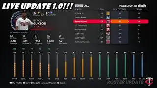 MLB The Show 21 LIVE ROSTER UPDATE 1.0 (NEW CARDS, NEW STATS, NEW DIAMONDS!)