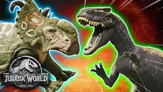 Epic Dino Rivals: Allosaurus vs. Pachyrhinosaurus! | Jurassic World | Mattel Action! | 60+ Minutes